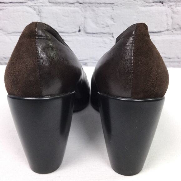Dansko Tuttie Pumps Soft Leather Suede Round Toe Chunky Heel Comfort Shoe 37 - Picture 6 of 15